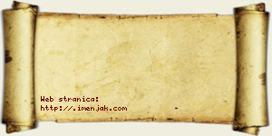 Miljana Jakišić vizit kartica